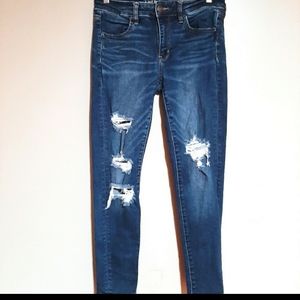 American Eagle Distressed Skinny Jeans